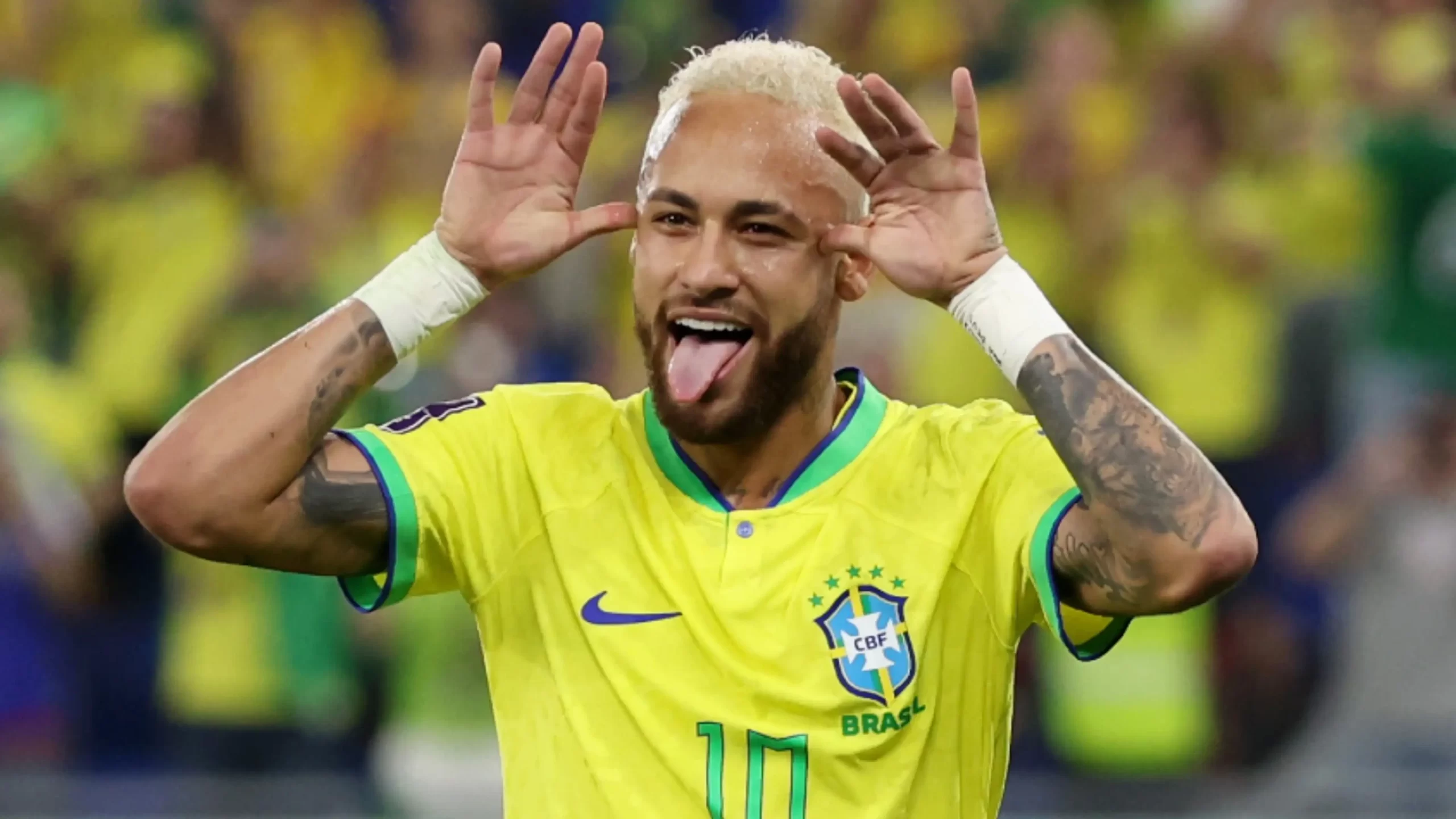 Neymar é atingido por pipocas após empate entre Brasil e Venezuela