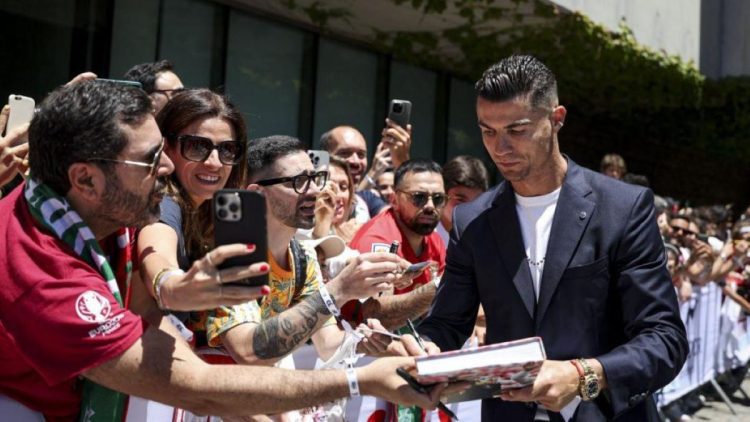 Cristiano Ronaldo de partida para o Euro2024