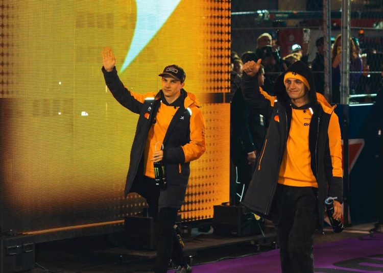 Oscar Piastri e Lando Norris (Créditos Instagram McLaren)