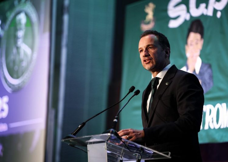 Frederico Varandas, Presidente do Sporting, num discurso sobre o futuro do Clube de Alvalade