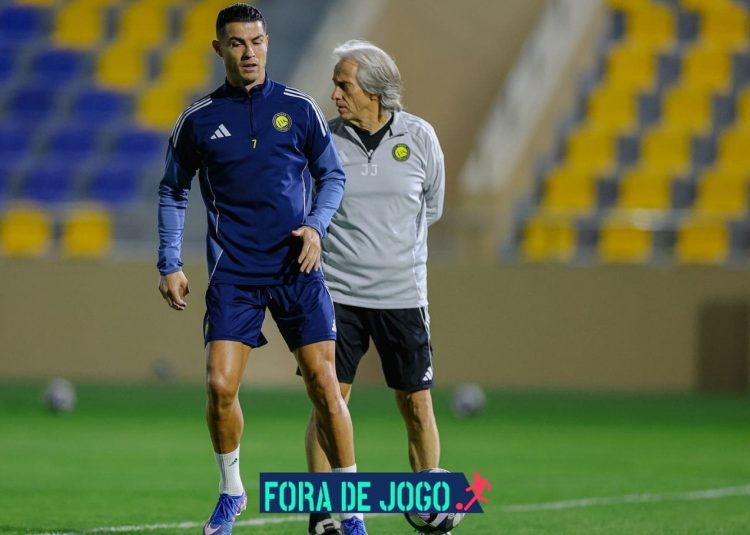 Cristiano Ronaldo e Jorge Jesus no Al Nassr - Fotografia retirada do Instagram