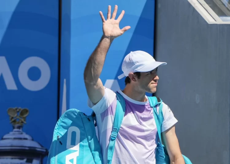 Tenista português, Nuno Borges, entra em court no Open da Austrália