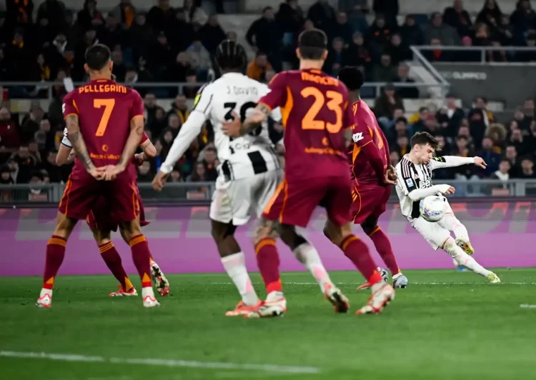 Francisco Conceição apontou um golaço no Roma - Juventus