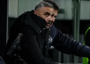 Rui Borges falou com os jornalistas no final do Braga vs Sporting