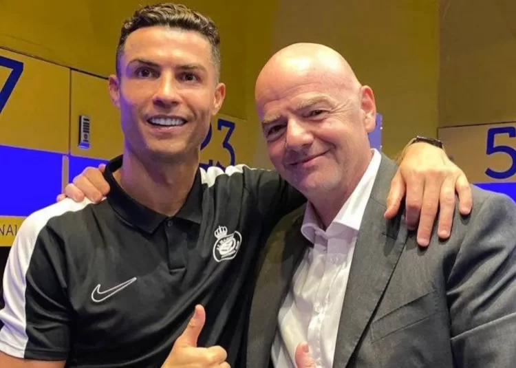 Gianni infantino, presidente da fifa, deixou muitos elogios a cristiano ronaldo