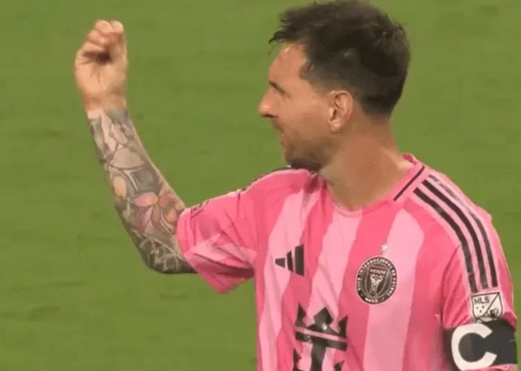 Lionel messi não ficou nada agradado com um cãntico entoado pelos adeptos do inter miami